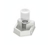 Calcipxx Bebedero Esquinero | Plástico PP Resistente, Para Terrario, Cuenco De Agua Superficial, Para Reptiles Y Anfibios, Diseño Compacto, Antideslizante
