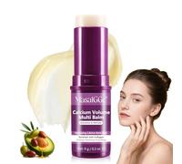 Calcium Multi Balm Stick, Calcium Volume Multi Balm Stick, Barra Hidratante de Colágeno Coreano, Antiedad, Hidratante y Antiarrugas, con Calcio para Ojos, Rostro y Cuello