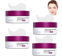 Calcium Volume Eye Patches,Hydrogel Under Eye Patches for Puffy Eyes & Dark Circles,Collagen Infused Anti-Aging Firming Hydrating Gel Pads for Fine Lines & Dryness,Daily Skincare Eye Care (4pcs)