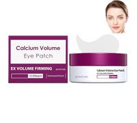 Calcium Volume Eye Patches,Hydrogel Under Eye Patches for Puffy Eyes & Dark Circles,Collagen Infused Anti-Aging Firming Hydrating Gel Pads for Fine Lines & Dryness,Daily Skincare Eye Care (1pcs)