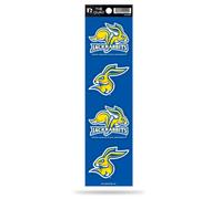 Calcoman a cu druple de Rico Industries de los Jackrabbits de la NCAA de South Dakota State, 3"" x 12"" - (4)