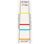 Calcoman a de digitaci n para principiantes Don't Fret FF121 First Fret para viol n 4/4 y viola de 14 pulgadas
