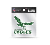 Calcoman a peque a de Rico Industries NFL Philadelphia Eagles Retro de 4"" x 4""
