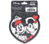 Calcomanνa de vinilo adhesiva con forma de corazσn de Mickey y Minnie de Disney, pegatina bonita de Mickey Mouse para coche, gran idea de regalo