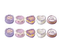 Calcomanía adhesiva con temática de pastel para cuaderno, álbum, portátil, cubierta de cumpleaños, decoración de pastel