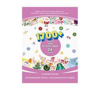 Calcomanía adhesiva para agenda artística, para álbumes de recortes, diarios, calendarios, decoraciones y proyectos de manualidades, calcomanías de planificación de viajes