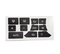 Calcomanía Botón Coche Compatible Con A3 Para 8P 2003-2008 Pegatinas Botones Interiores Kit Reparación Interruptor Aire Acondicionado Coche Pegatina Adhesiva