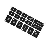 Calcomanía Botón Coche Compatible Con A4 Para B6 Para B7 2000-2004 1 Pieza Negro Auto Interior Aire Acondicionado AC Control Clima Botón Reparación Pegatinas Calcomanías