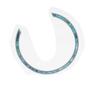 Calcomanía Circular para Guitarra y Ukelele, Adorno 3d Autoadhesivo | Película Acuática 3d, Cambio de Color Único, Retirada Sencilla, Acabado Azul