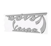 Calcomanía con Emblema 3D, Calcomanía Tridimensional con Emblema, Calcomanía con Emblema de Motocicleta para GTS300 LX125 LX150 IE Sprint Primavera 300 LX LXV Super (Plata)
