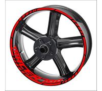 Calcomanía Cubo Rueda Interior Exterior Motocicleta, Pegatinas Impermeables Decorativas Llanta para Yamaha Tracer 9 900 700 GT Adhesivo Cubo Rueda(Color9)