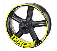 Calcomanía Cubo Rueda Interior Exterior Motocicleta, Pegatinas Impermeables Decorativas Llanta para Yamaha Tracer 9 900 700 GT Adhesivo Cubo Rueda(Color6)