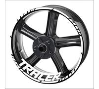 Calcomanía Cubo Rueda Interior Exterior Motocicleta, Pegatinas Impermeables Decorativas Llanta para Yamaha Tracer 9 900 700 GT Adhesivo Cubo Rueda(Color8)