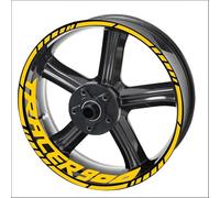 Calcomanía Cubo Rueda Interior Exterior Motocicleta, Pegatinas Impermeables Decorativas Llanta para Yamaha Tracer 9 900 700 GT Adhesivo Cubo Rueda(Color11)