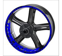 Calcomanía Cubo Rueda Interior Exterior Motocicleta, Pegatinas Impermeables Decorativas Llanta para Yamaha Tracer 9 900 700 GT Adhesivo Cubo Rueda(Color1)