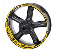 Calcomanía Cubo Rueda Interior Exterior Motocicleta, Pegatinas Impermeables Decorativas Llanta para Yamaha Tracer 9 900 700 GT Adhesivo Cubo Rueda(Color10)