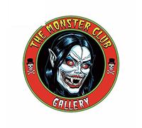 Calcomanía de 13cm x 13cm para THE MONSTER CLUB GALLERY pegatinas de ventana de parachoques de coche impermeable divertido