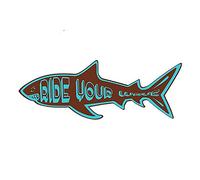 Calcomanía de 13cm x 5,1 cm para Ride Your Wave, pegatinas impermeables para motocicleta, VAN