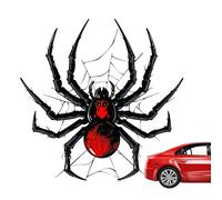 Calcomanía de araña para coche, calcomanías de dibujos animados para coche, calcomanías de león geniales decorativas aterradoras, calcomanías de animales, gatos, latidos del corazón, línea de vida
