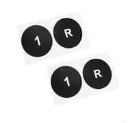 Calcomanía de botón selector de engranajes interior para Maserati para Gran Turismo Sport de repuesto de vinilo negro