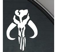 Calcomanía de Calavera mandaloriana de Star Wars, 5 x 4 Pulgadas | CCI203