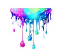 Calcomanía de coche con patrón de fluido dinámico, diseños fluidos elegantes, eleva la estética del vehículo, adecuado para varios modelos, calcomanía colorida