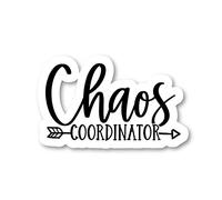 Calcomanía de Coordinador del Caos para Maestros, Calcomanías de Vida para Maestros, Calcomanías para Portátil, Calcomanía de vinilo de 2.5 pulgadas - Calcomanía de vinilo para laptop, teléfono,