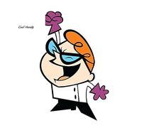 Calcomanía de Dexter de dibujos animados de 13cm x 8,2 cm, pegatinas de vinilo con estilo para coche, gráfico para