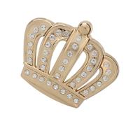 Calcomanía de Emblema de Coche, calcomanía de Dorado y Plateado con Purpurina para Coche, de aleación de Zinc, calcomanía de Cabeza de Diamante para Interior de Coche, Motocicleta