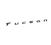 Calcomanía de la Insignia del Emblema de Las Letras Tucson de aleación de ABS 3D a Prueba de Herrumbre, Pegatina Adhesiva para Maletero Trasero Tucson Logo 3M para Tucson,Black