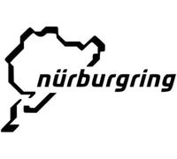 Calcomanía de Nurburgring | Calcomanía de Vinilo con símbolo de Tuning para Coche de Carreras | Divertida calcomanía de Parachoques de Circuito de Nurburgring, calcomanía de Ventana para Coche,