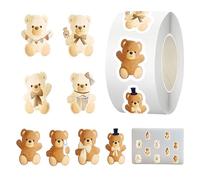 Calcomanía de Oso | Calcomanías Que no se decoloran | Bonitas calcomanías Reutilizables para niños, Familiares, Amigos, al Aire Libre, hogar, Coche, planificador, Cuaderno, lonchera