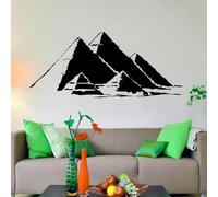 Calcomanía de pared con pirámide egipcia, símbolo del antiguo Egipto, para habitación infantil, sala de estar familiar, arte extraíble