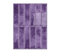 Calcomanía de pared en muro estilo metro de vidrio marino para cocina, comedor, azulejos de vinilo ABS, decoración interior del hogar (GST05)