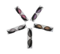 Calcomanía de Pestañas con Sombra de Ojos Perezosa 5 Pares Pvc