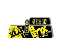 Calcomanía de repuesto para amortiguador trasero compatible con Fox Float X2 serie 2020, amarillo (brillante)