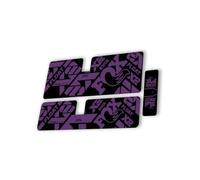 Calcomanía de repuesto para amortiguador trasero compatible con Fox X2 Performance serie 2021, color morado (mate)