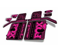 Calcomanía de repuesto para horquilla compatible con Fox 34 Float serie 2017, color rosa (mate)