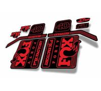 Calcomanía de repuesto para horquilla compatible con Fox 40 Float serie 2017, color rojo (mate)