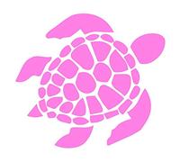 Calcomanía de Transferencia de Vinilo para Laptop/Coche/camión/Ventana/Parachoques Sea Turtle [Elige Cualquier Color]