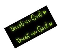 Calcomanía de vidrio retrovisor, confianza en Dios, calcomanías para coche, calcomanías, accesorios de vidrio retrovisor para familiares, amigos, hombres, mujeres y madres