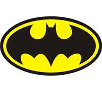 Calcomanía de vinilo con logotipo de Batman Bat Man, 13 cm de ancho x 7,5 cm de alto