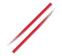 CalcomaníA De Vinilo del Coche,Estilo De Coche Puerta Lateral Falda Rayas Etiqueta engomada de la etiqueta de la falda lateral del coche Auto adhesivo lateral de bricolaje