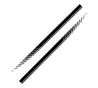 CalcomaníA De Vinilo del Coche,Estilo De Coche Puerta Lateral Falda Rayas Etiqueta engomada de la etiqueta de la falda lateral del coche Auto adhesivo lateral de bricolaje