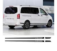 CalcomaníA De Vinilo del Coche para Mercedes Benz Vito V Class W447 AMG,calcomanías Deportivas de Carreras, calcomanías universales de Vinilo a Rayas,Red