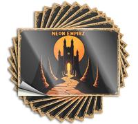 Calcomanía de vinilo impermeable con texto en inglés "Empirz: A Magical Path to The Castle" (8 x 12 cm)