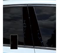 Calcomanía de vinilo para pilar B con patrón de panal de miel, película protectora geométrica de PET, resistente a la intemperie, para sedán, SUV, automóvil deportivo, holográfico, 25,5 x 50 cm (8)