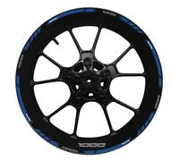 Calcomanía Decorativa Llanta De Motocicleta para Kawasaki Z1000, Conjunto Decoración, Cubo Rueda 17 Pulgadas, Pegatina Reflectante Impermeable Z 1000 Calcomanía llanta(Color7)