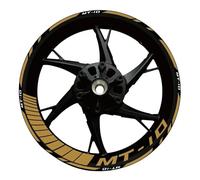 Calcomanía Decorativa para Rueda Delantera Y Trasera De Motocicleta, Pegatina Reflectante Impermeable para Llanta para Yamaha Mt10(Style 28)