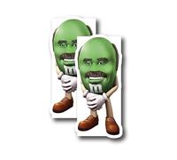 Calcomanía divertida de Dr. Phil M y M Head - Calcomanía divertida de meme - Pegatinas de vinilo de alta calidad para parachoques | 5 pulgadas en el lado más ancho | Fabricado en Estados Unidos - FHJ680